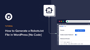 generate robots txt files in wordpress