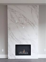 Fireplace Neolith Calacatta Marble