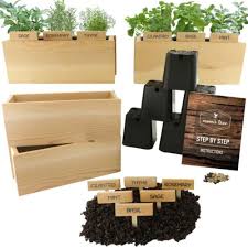 6 Herb Window Garden Seed Starter Kit