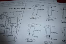 how to read beam drawing plan at site
