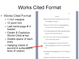 Works Cited Essay Works Cite Mla Co Examples Of Citation In