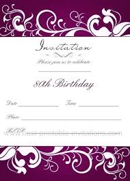 Birthday Party Invitations For Your Invitation Templates By