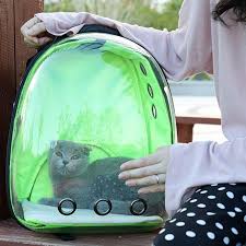 Buy products such as karmasfar product space capsule bubble design pet carrier backpack waterproof breathable outdoor travel bag portable tote for cat and dog at walmart and save. Cat Bubble Backpack Cat Window Backpack For Outdoor Traveling Lovecatmore