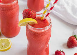 easy frozen strawberry lemonade i