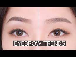 eyebrow tutorial western vs korean 미