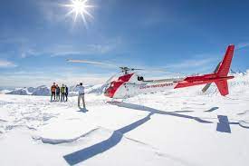 franz twin glacier helicopter flight