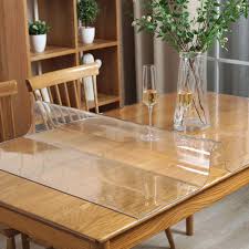Pvc Clear Table Top Protector Glass