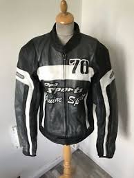 Details About Hein Gericke Pro Sports Genuine Leather Motorcycle Biker Jacket Size L Chest 44
