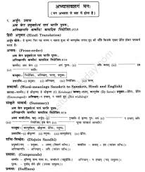 Ncert Solutions Class 10 Sanskrit Chapter 5 Abhasvashang Man