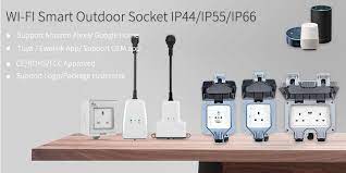 outdoor socket smart wifi waterproof
