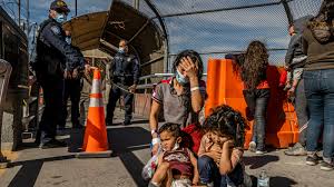 Migrant Families at U.S.-Mexico Border 