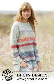 In free knitting patterns for women , knitted jackets. Boat Neck Jumpers Are Great If You Are A Garnstudio Drops Design Facebook
