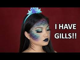 no fishnet mermaid halloween makeup