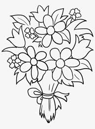 Another free still life for beginners step by step drawing video tutorial. Draw Bunch Of Flowers Bunch Of Flowers Drawing Flower Easy Drawing Of Bouquet 848x1200 Png Download Pngkit