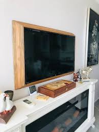 Wall Mounted Tv Cabinet Wooden Frame
