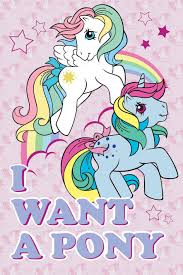Poster My Little Pony Retro I Want A