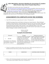 th grade assignment on level  userdquo myteacherpages com webpages emcconnell files everyday%20use pdf and the critical essay about the story ldquothe women in alice walker s