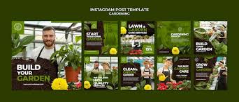 Free Psd Gardening Activity Instagram