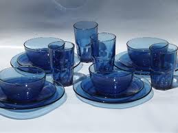 Vintage Cobalt Blue Mexican Glass