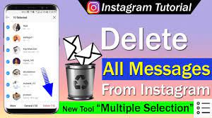 delete all messages from insram