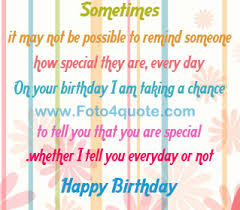 Check spelling or type a new query. Special Happy Birthday Quotes Quotesgram
