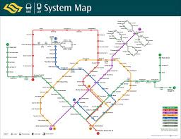 Transitlink Mrt System Map 1 Map Chart Diagram
