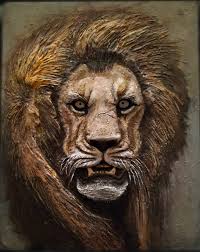 Lion Wall Decor Lion Sculpture On The