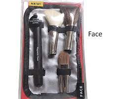 cosmetic brush sets with travel case