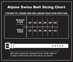 Alpine Swiss Mens Leather Belt Slim 1 1 4 Casual Jean Dakota Signature Buckle