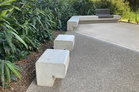 Precast Concrete Park Bench Seats With