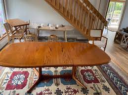 scandinavian teak oval dining table by