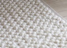 bobbly wool rug handmade fluffy woven
