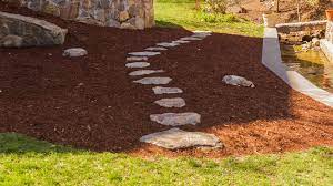 Curved Stepping Stone Path