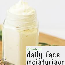 diy all natural daily face moisturiser