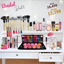 bridal makeup kit items list with