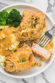 slow cooker pork chops with gravy