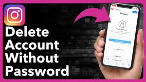 how to delete insram account without