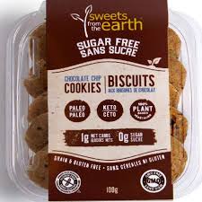 The edges have a slight crunch and the middle is soft and slightly chewy. Sweets From The Earth Sugar Free Cookies Chocolate Chips 100g