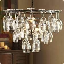 Lights Wine Glass Holder Light Fixture