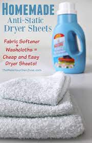make your own dryer softener sheets
