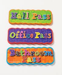 Magnetic Hall Pass Set Of 3 Dowling Magnets