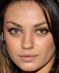 just noticed mila kunis eyes are two