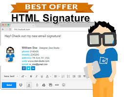 Create Html Email Signature With Social Icon For 5 Seoclerks