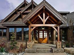 Northwest Lodge Style Home Plans