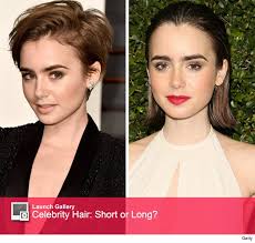 lily collins debuts pixie cut at vanity