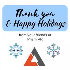 Thank You And Happy Holidays Prismvr