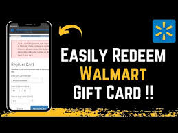 how to redeem walmart gift card you
