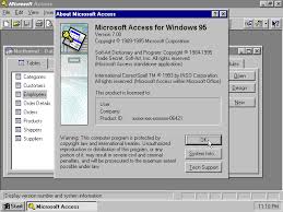 Winworld Microsoft Access 95 7 0