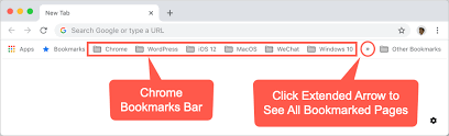 disable bookmarks bar in chrome