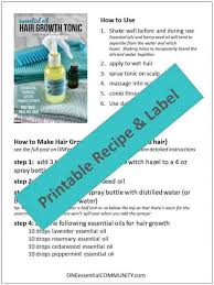 Small amounts of plain oil can be used for. Diy Hair Growth Tonic Aka Mermaid Hair One Essential Community